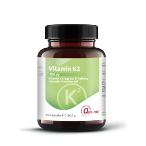 apo-rot Vitamin K2 100 µg Kapseln